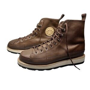 Converse Chuck Taylor Chocolate Brown Leather High Top Boot Men’s 11 162354C